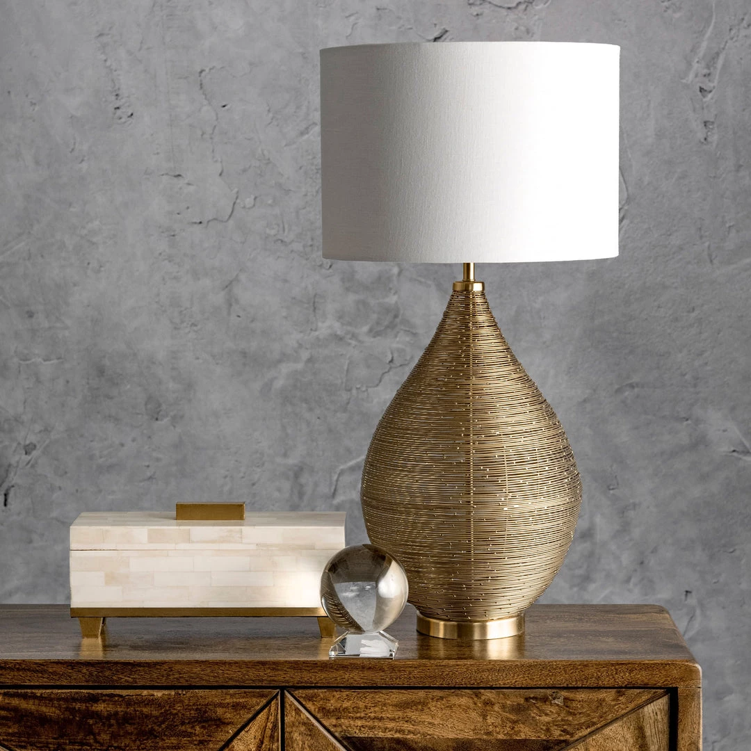 NuLOOM Lighting Barlow 26" Iron Wire Framed Table Lamp 3 NuLOOM Lighting Barlow 26" Iron Wire Framed Table Lamp