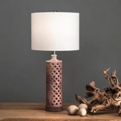 NuLOOM Roy 24" Marble Table Lamp