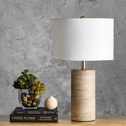 NuLOOM Berry 21" Wood Table Lamp 5 NuLOOM Berry 21
