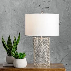 NuLOOM Carlisle 23" Metal Table Lamp