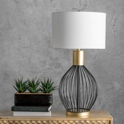 NuLOOM Lighting Temecula 23" Iron Table Lamp 5 NuLOOM Lighting Temecula 23