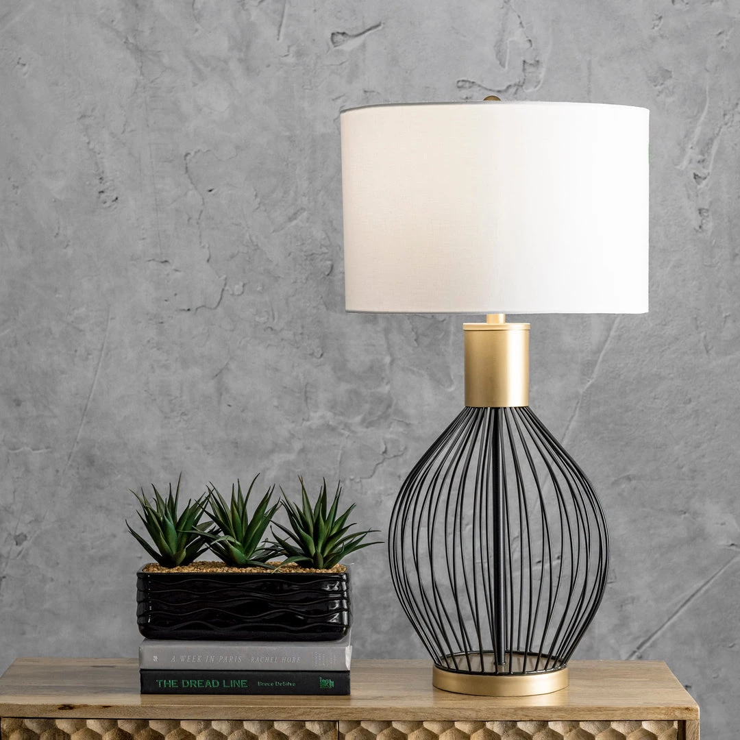 NuLOOM Lighting Temecula 23" Iron Table Lamp 2 NuLOOM Lighting Temecula 23" Iron Table Lamp