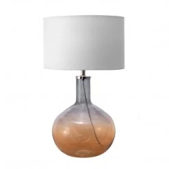 NuLOOM Modesto 21" Glass Table Lamp