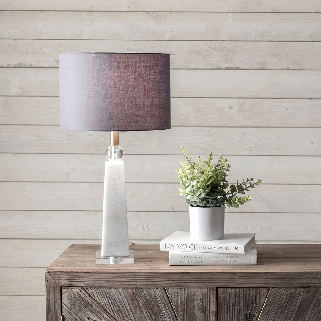 NuLOOM New Arrivals Hamilton 23" Marble Table Lamp 2 NuLOOM New Arrivals Hamilton 23" Marble Table Lamp