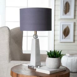 NuLOOM New Arrivals Hamilton 23" Marble Table Lamp 10 NuLOOM New Arrivals Hamilton 23