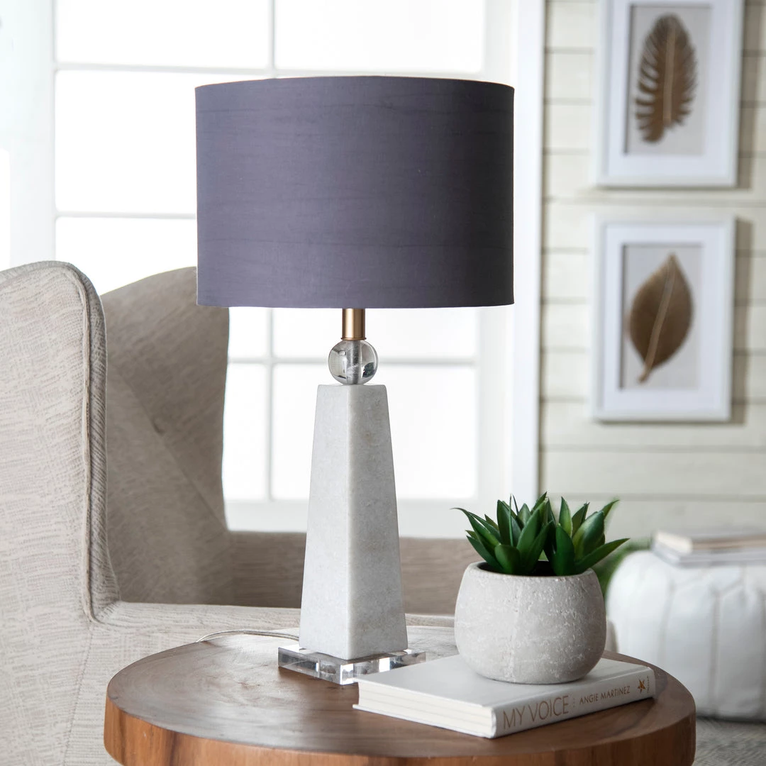 NuLOOM New Arrivals Hamilton 23" Marble Table Lamp 4 NuLOOM New Arrivals Hamilton 23" Marble Table Lamp