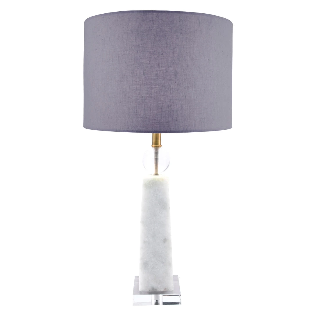 NuLOOM New Arrivals Hamilton 23" Marble Table Lamp 1 NuLOOM New Arrivals Hamilton 23" Marble Table Lamp
