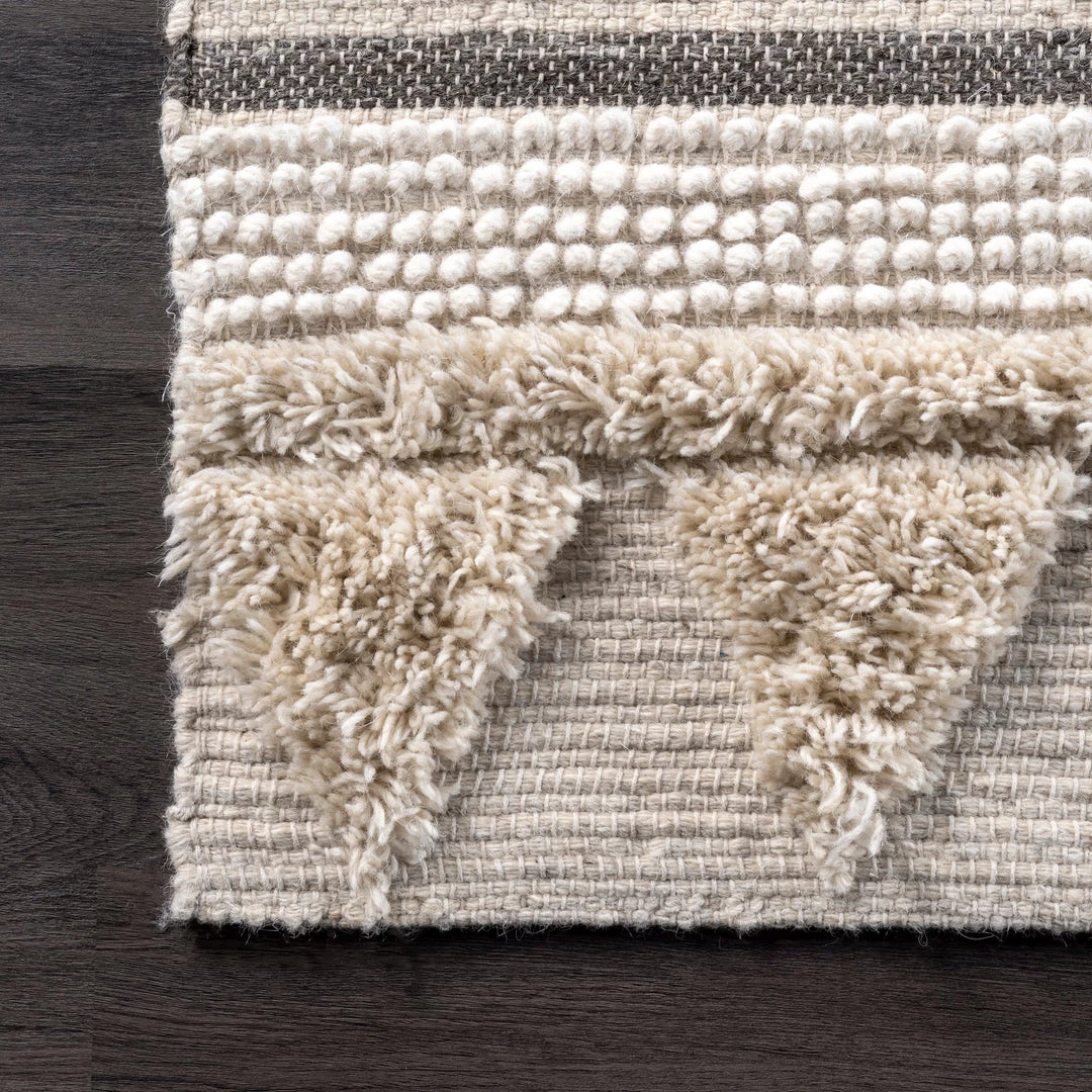 NuLOOM Hand Woven Tribal Mildred Area Rug New Arrivals 5 NuLOOM Hand Woven Tribal Mildred Area Rug New Arrivals