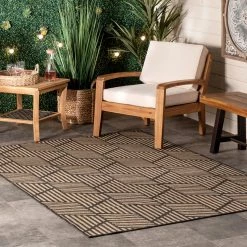 NuLOOM Leona Modern Geometric Indoor/Outdoor Area Rug New Arrivals