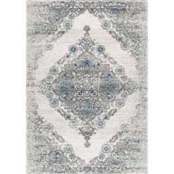 NuLOOM Gothic Floral Medallion Mahalia Runners