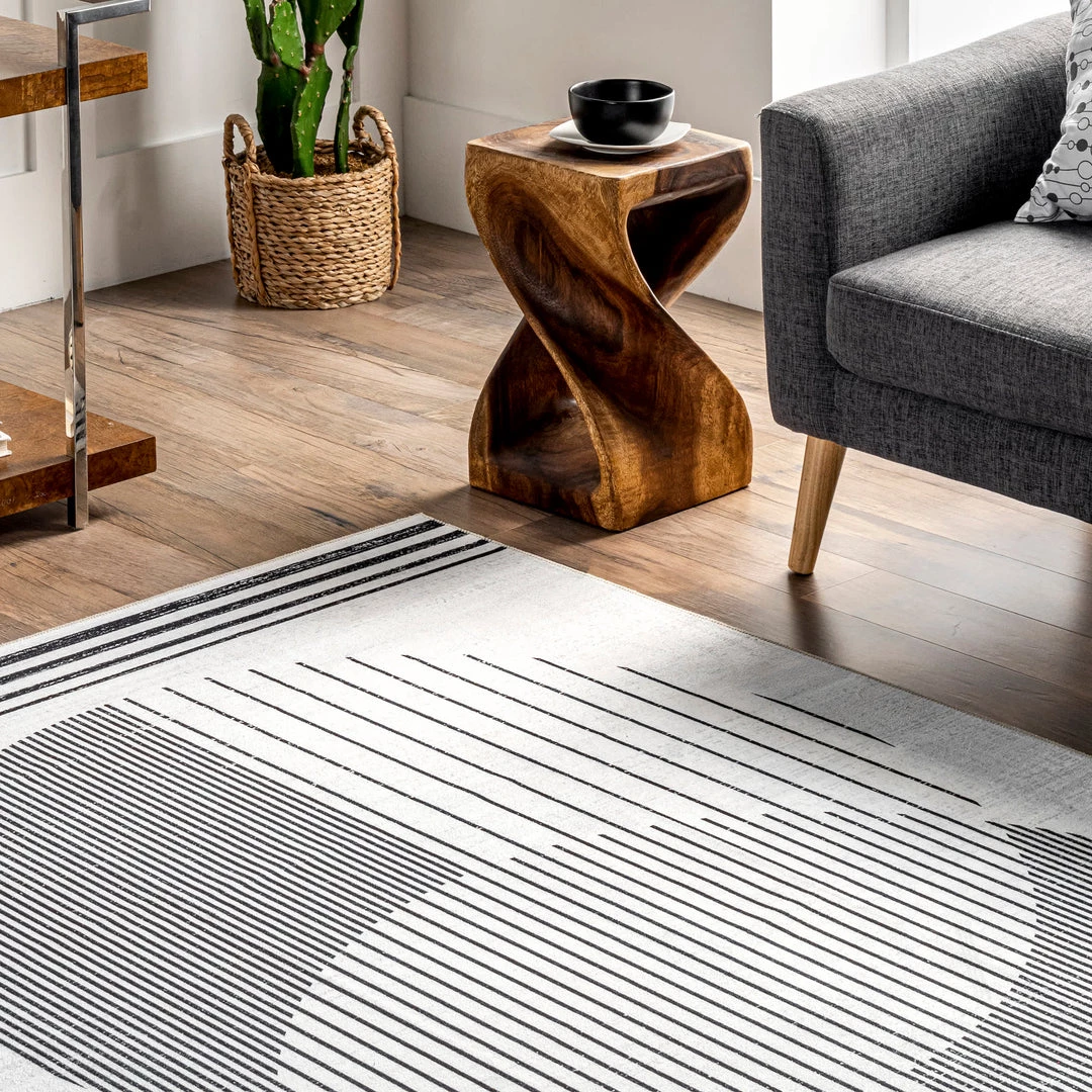 NuLOOM Leah Machine Washable Geometric Moon Phase Area Rug 9 NuLOOM Leah Machine Washable Geometric Moon Phase Area Rug