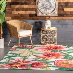 NuLOOM New Arrivals Contemporary Floral Sabrina Area Rug