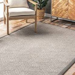 NuLOOM New Arrivals Natural Textured Suzanne Area Rug