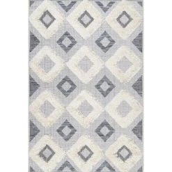 NuLOOM Geometric Trellis Kelly New Arrivals