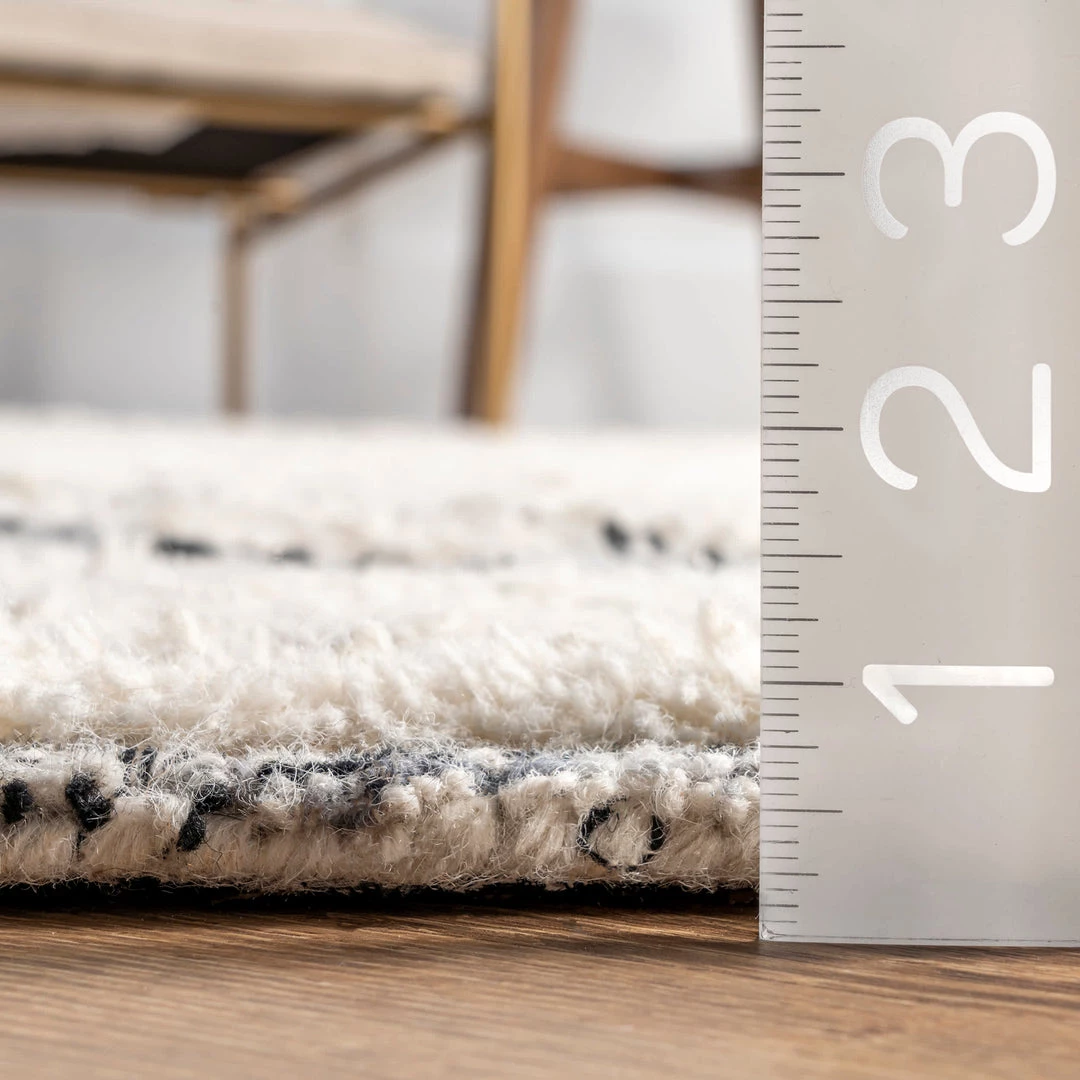 NuLOOM Giselle High-Low Shaggy Wool Geometric Trellis Area Rug New Arrivals 3 NuLOOM Giselle High-Low Shaggy Wool Geometric Trellis Area Rug New Arrivals