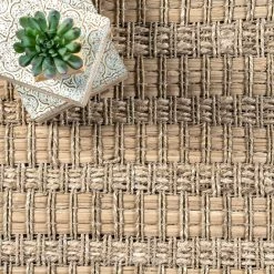 NuLOOM Neha Straw And Seagrass Flatweave New Arrivals