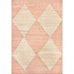 NuLOOM Pandora Diamond Jute Area Rug