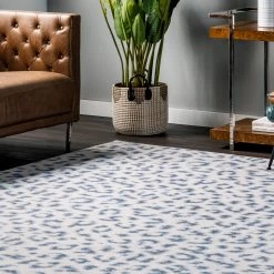 NuLOOM New Arrivals Leopard Spots Washable Area Rug