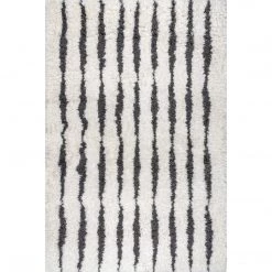 NuLOOM Augusta Striped Shag Area Rug