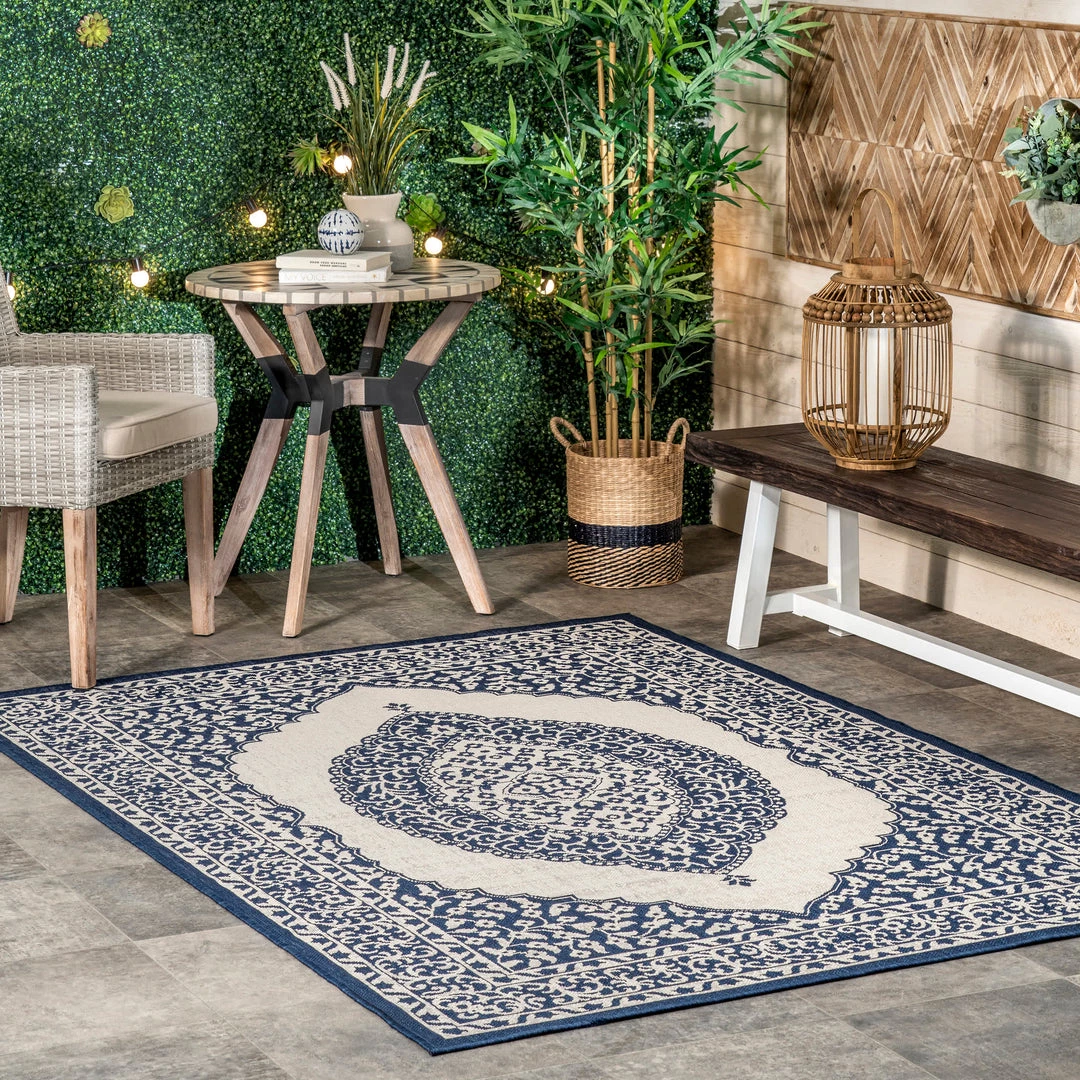 NuLOOM Fiona Medallion Indoor/Outdoor Area Rug 12 NuLOOM Fiona Medallion Indoor/Outdoor Area Rug
