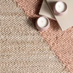 NuLOOM Pandora Diamond Jute Area Rug