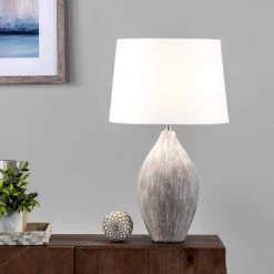 NuLOOM Granville 24" Ceramic Table Lamp