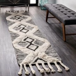 NuLOOM Yara Shaggy Helix Diamonds Area Rug 9 NuLOOM Yara Shaggy Helix Diamonds Area Rug