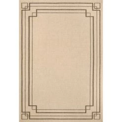 NuLOOM New Arrivals Katalina Simple Border Indoor/Outdoor Area Rug