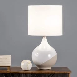 NuLOOM Alora 24" Ceramic Table Lamp