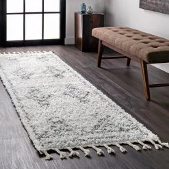 NuLOOM Mackie Moroccan Diamond Tassel Area Rug New Arrivals