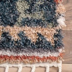 NuLOOM Southwestern Rosemarie Moroccan Tassel Shag Area Rug New Arrivals