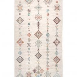 NuLOOM New Arrivals Kiya Machine Washable Moroccan Tribal Geometric Area Rug