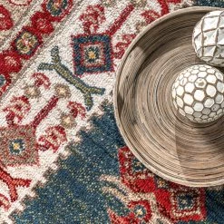 NuLOOM Qiana Emblem Fringe Area Rug New Arrivals