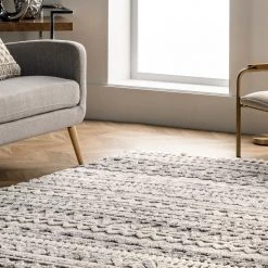 NuLOOM Essie Textured Tribal Aztec Tassel Area Rug New Arrivals