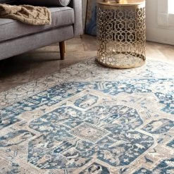 NuLOOM Vintage Harriet Medallion Fringe Area Rug Best Sellers
