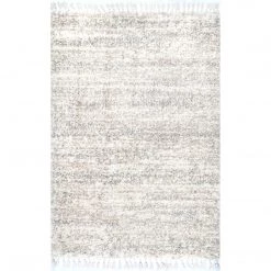 NuLOOM Brooke Contemporary Soft Shag Tassel Area Rug