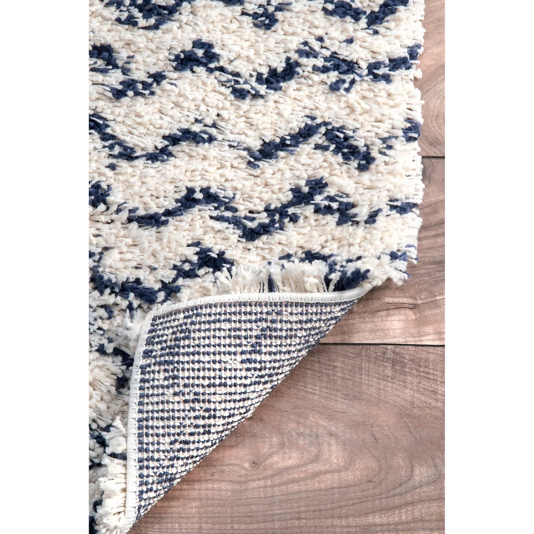 NuLOOM New Arrivals Cuellar Chevron Shaggy Area Rug 18 NuLOOM New Arrivals Cuellar Chevron Shaggy Area Rug