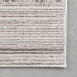 NuLOOM Violet Modern Abstract Linework Area Rug