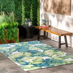 NuLOOM Contemporary Floral Lisa Indoor/Outdoor Area Rug