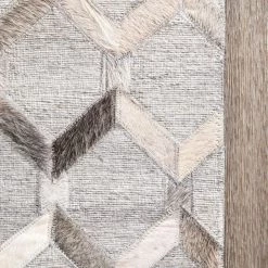 NuLOOM Dining Room Handmade Cowhide Grenier Area Rug