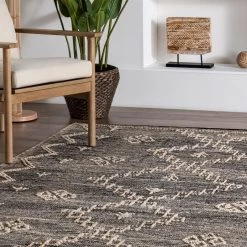NuLOOM New Arrivals Handmade Moroccan Julianne Jute Area Rug