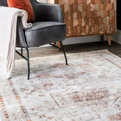 NuLOOM New Arrivals Zahra Faded Native Panels Area Rug