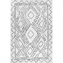 NuLOOM New Arrivals Mila Machine Washable Diamond Trellis Area Rug