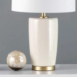 NuLOOM 24-inch Glazed Ceramic Vase Table Lamp New Arrivals