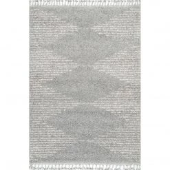 NuLOOM Best Sellers Bria Moroccan Diamond Tassel Area Rug