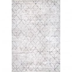 NuLOOM New Arrivals Regan Modern Geometric Machine Washable Area Rug