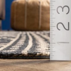 NuLOOM New Arrivals Fawn Ethnic Jute Tassel Area Rug