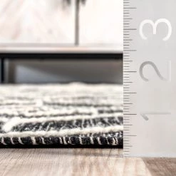 NuLOOM Cheryl Cotton Flatweave Diamond Trellis Tassel Area Rug