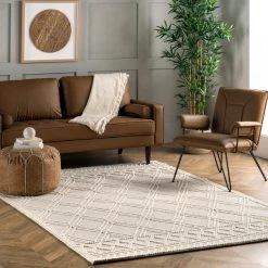 NuLOOM Contemporary Trellis Natti Area Rug