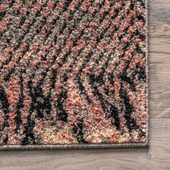 NuLOOM Kenia Distressed Diamond Cotton Blend Area Rug New Arrivals